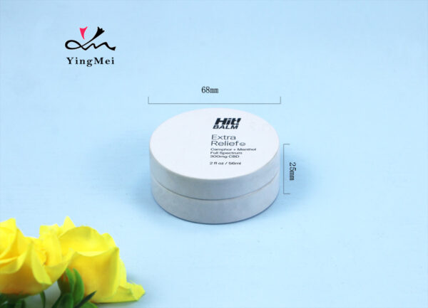 60ml Custom Printed White Aluminum Can Screen Printing