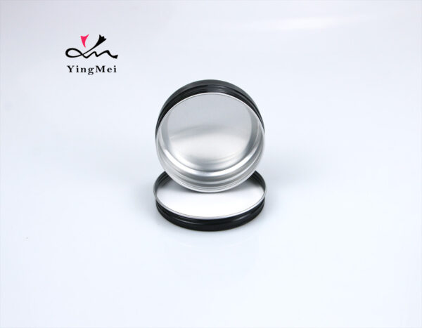 Black 100g Screen Printed Aluminum Tea Tin Airtight