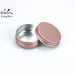Rose Gold 50ml 1.7oz Aluminum Can with Screw Cap