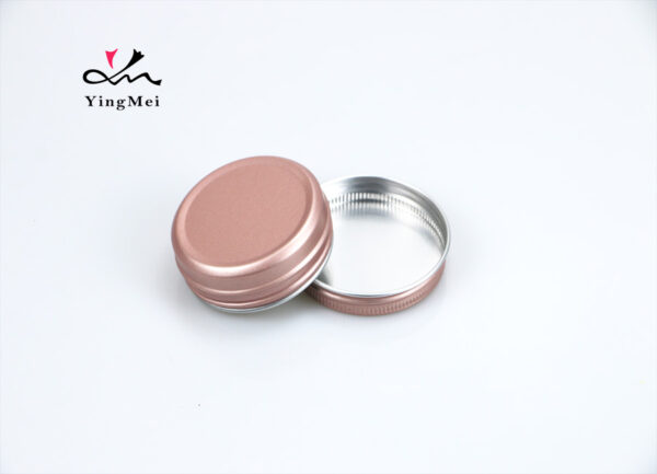 Rose Gold 50ml 1.7oz Aluminum Can with Screw Cap