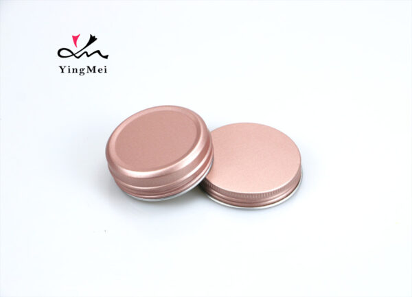 Rose Gold 50ml 1.7oz Aluminum Can with Screw Cap