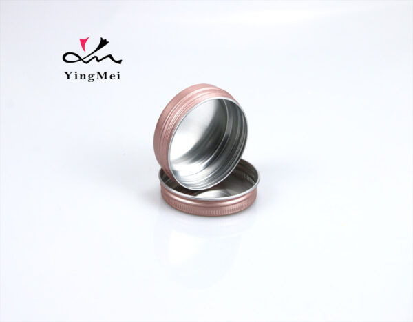 Rose Gold 50ml 1.7oz Aluminum Can with Screw Cap