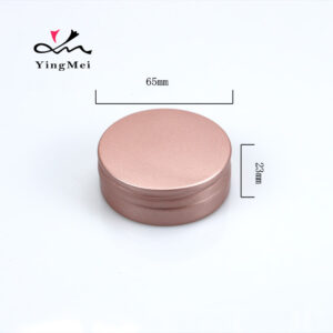 Rose Gold 60ml 2oz Aluminum Can w/ Screw Cap
