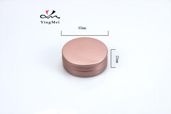 Rose Gold 60ml 2oz Aluminum Can w/ Screw Cap