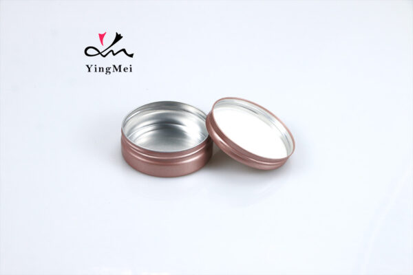 Rose Gold 60ml 2oz Aluminum Can w/ Screw Cap