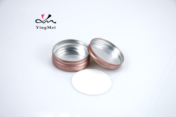 Rose Gold 60ml 2oz Aluminum Can w/ Screw Cap