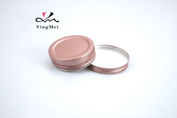 Rose Gold 60ml 2oz Aluminum Can w/ Screw Cap