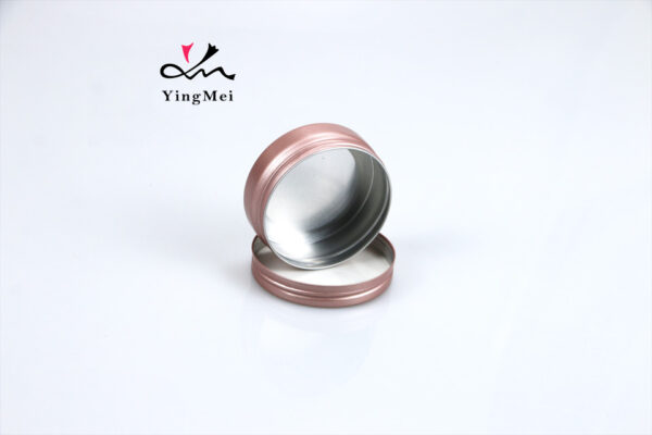 Rose Gold 60ml 2oz Aluminum Can w/ Screw Cap