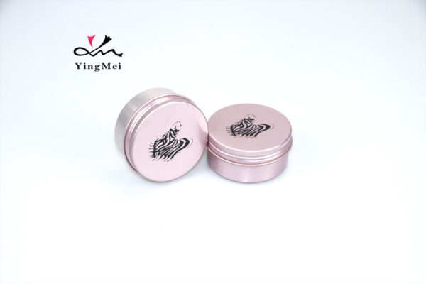 Rose Gold 80ml 2.7oz Printed Cosmetic Jar w/ Screw Cap