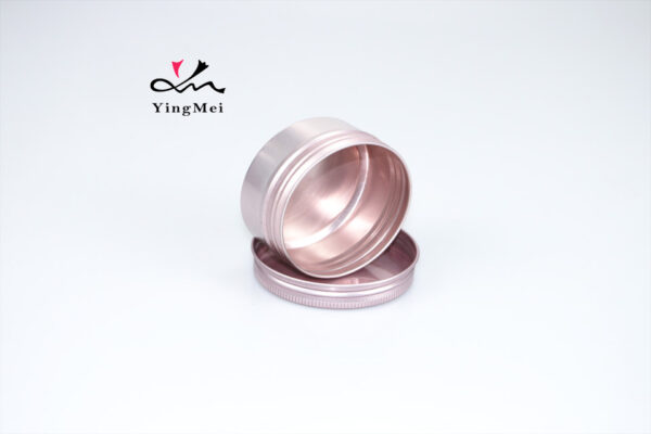 Rose Gold 80ml 2.7oz Printed Cosmetic Jar w/ Screw Cap