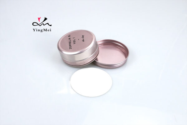 Rose Gold 80ml 2.7oz Printed Cosmetic Jar w/ Screw Cap