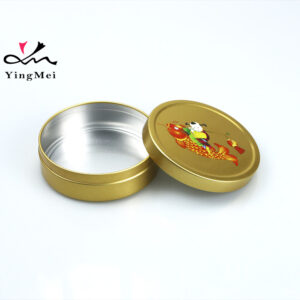 120ml Gold Metal Can - Printed Lift Off Lid, Wholesale