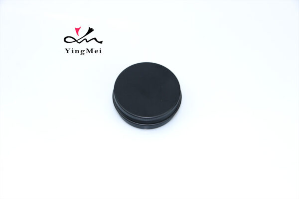30ml Matt Black Aluminum Screw Cap Container Box - Empty