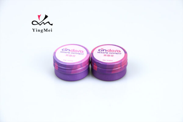 10ml Custom Pink Purple Ombre Aluminum Printed Cosmetic Box
