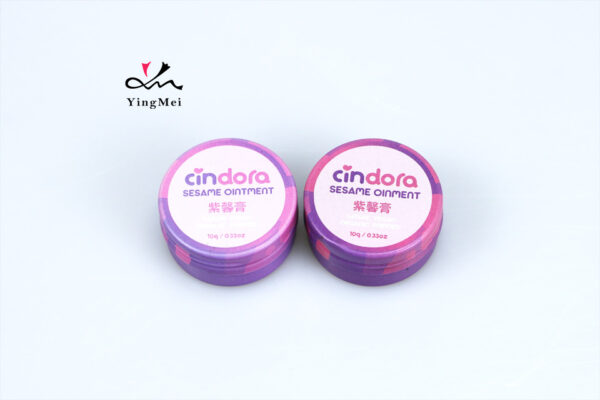 10ml Custom Pink Purple Ombre Aluminum Printed Cosmetic Box