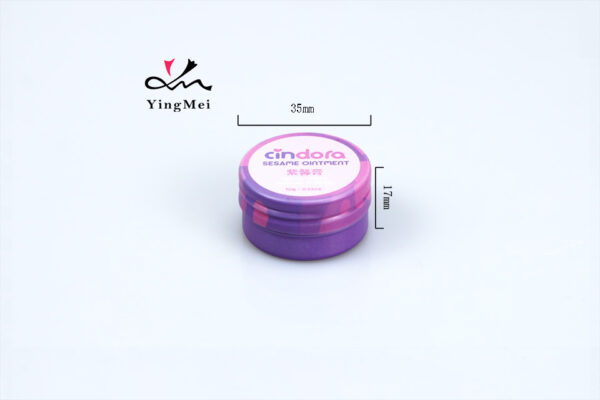 10ml Custom Pink Purple Ombre Aluminum Printed Cosmetic Box