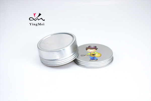 Cartoon Print 250ml Aluminum Can Silver Custom Container