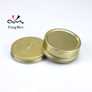 Gold Embossed 250ml Aluminum Can Luxury Gift Container