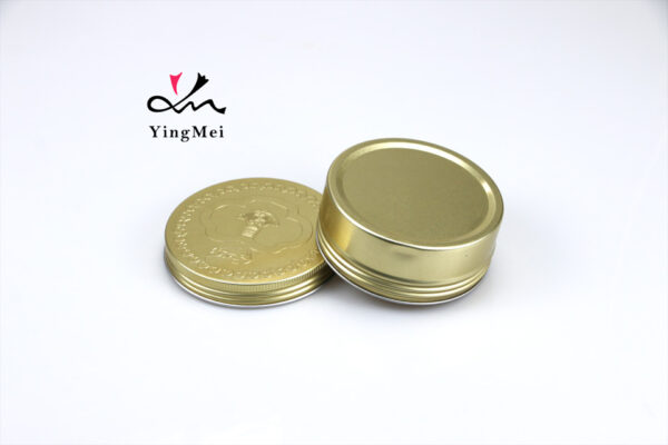 Gold Embossed 250ml Aluminum Can Luxury Gift Container