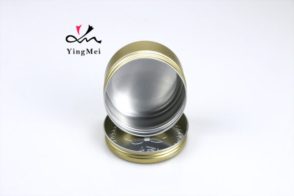 Gold Embossed 250ml Aluminum Can Luxury Gift Container