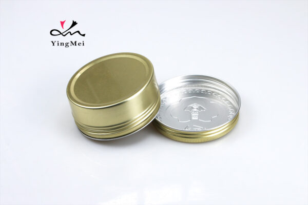 Gold Embossed 250ml Aluminum Can Luxury Gift Container