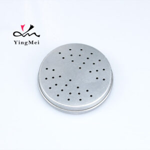 Refillable 30ml Air Freshener Box - Silver Hollow Aluminum Container