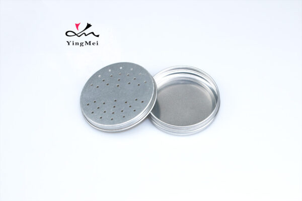 Refillable 30ml Air Freshener Box - Silver Hollow Aluminum Container