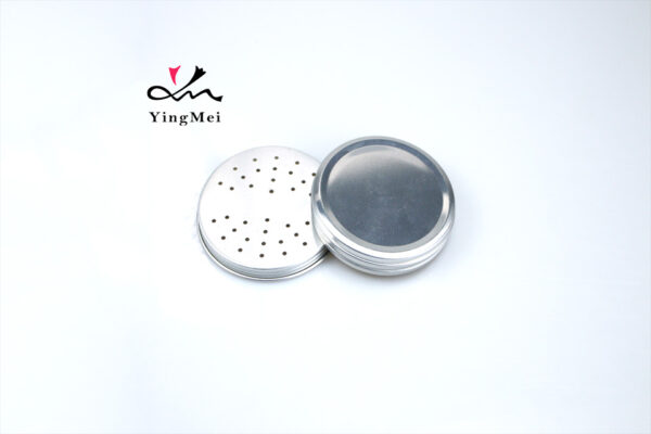 Refillable 30ml Air Freshener Box - Silver Hollow Aluminum Container