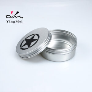 Custom Printed 250ml Aluminum Cans Silver Star Design