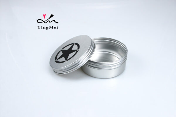 Custom Printed 250ml Aluminum Cans Silver Star Design