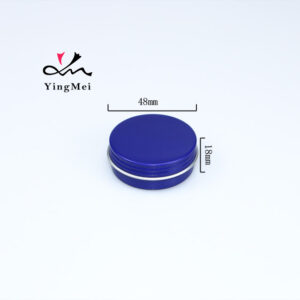 25ml Klein Blue Custom Lip Balm Jar Aluminum Packaging