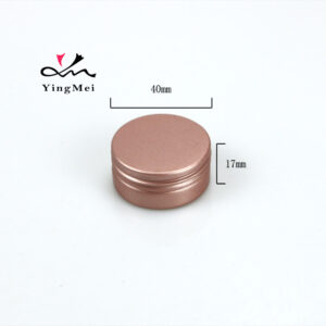 Rose Gold 15ml Aluminum Containers - Bulk Empty Supplier