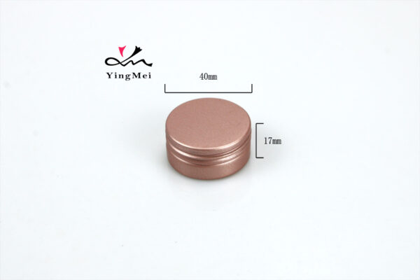 Rose Gold 15ml Aluminum Containers - Bulk Empty Supplier