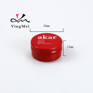 Custom Red Screen Printed 10ml Aluminum Containers Bulk