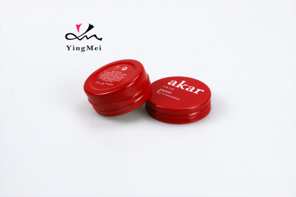 Custom Red Screen Printed 10ml Aluminum Containers Bulk