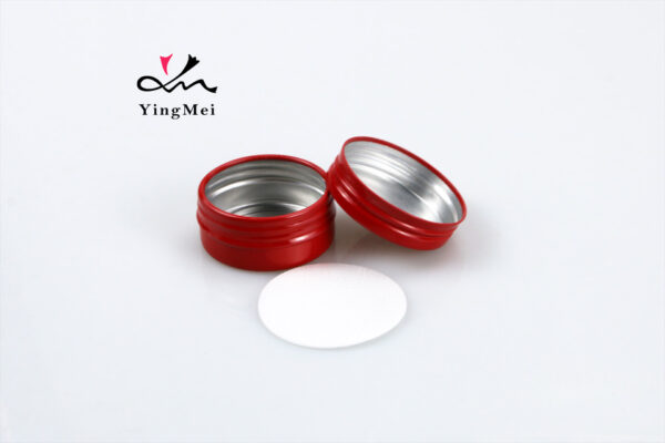Custom Red Screen Printed 10ml Aluminum Containers Bulk