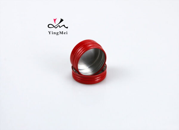 Custom Red Screen Printed 10ml Aluminum Containers Bulk
