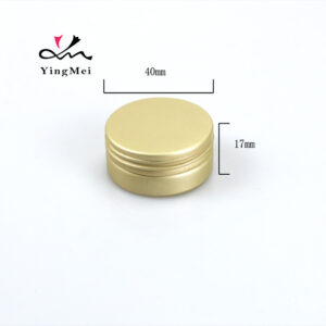 15ml Gold Aluminum jar Bulk - Empty Wholesale Supplier