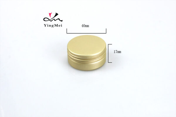 15ml Gold Aluminum jar Bulk - Empty Wholesale Supplier