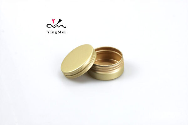15ml Gold Aluminum jar Bulk - Empty Wholesale Supplier