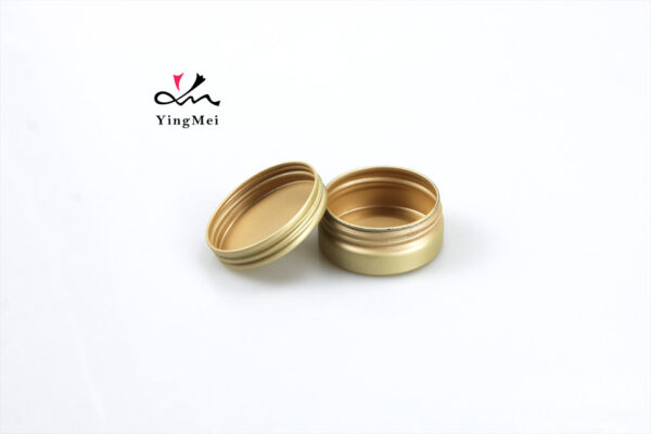 15ml Gold Aluminum jar Bulk - Empty Wholesale Supplier