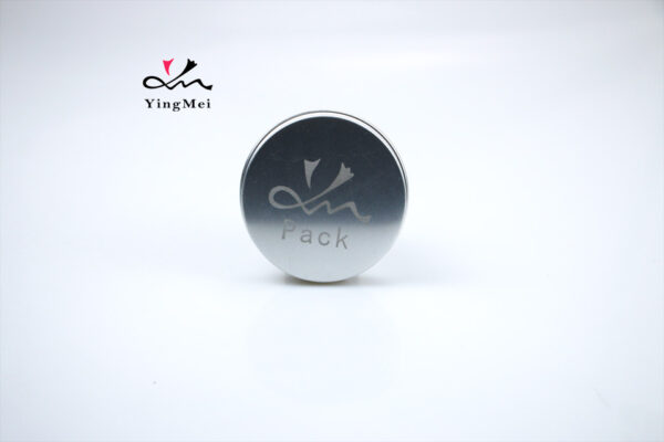 330ml Silver Laser Patterned Aluminum Jar for Cosmetic