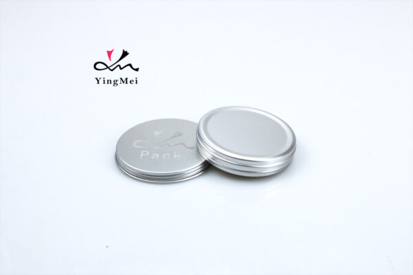 30ml Silver Laser Patterned Aluminum Jar for Cosmetic