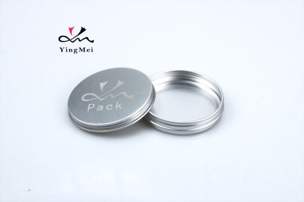 30ml Silver Laser Patterned Aluminum Jar for Cosmetic