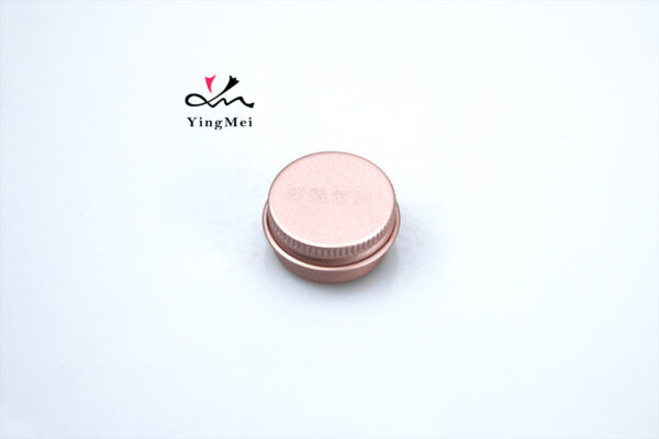 5ml Rose Gold Screen Printed Aluminum Can for Cosmetics