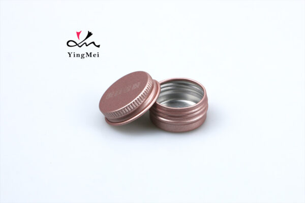 5ml Rose Gold Screen Printed Aluminum Can for Cosmetics