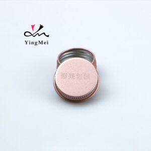 5ml Rose Gold Screen Printed Aluminum Can for Cosmetics