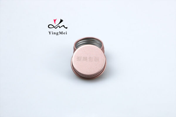 5ml Rose Gold Screen Printed Aluminum Can for Cosmetics
