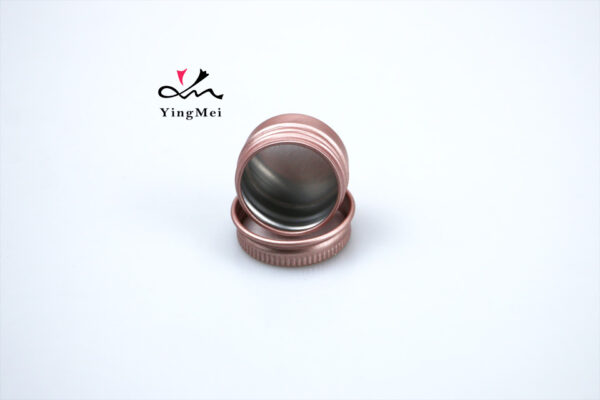 5ml Rose Gold Screen Printed Aluminum Can for Cosmetics