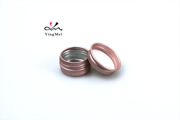 5ml Rose Gold Screen Printed Aluminum Can for Cosmetics